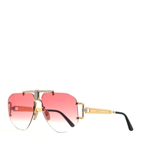 CELINE Aviator Sunglasses CL 40039U/32S Gold Pink